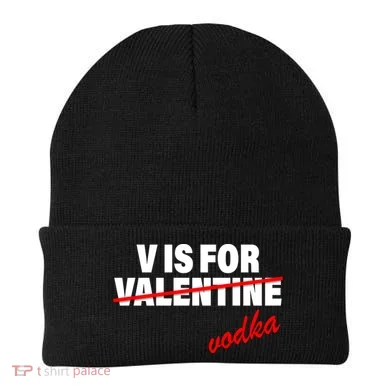V Is For Val VODKA Beanie