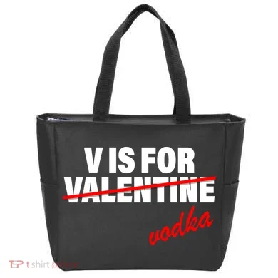 V Is For Val VODKA Tote Bag
