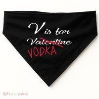 V Is For Valentine Vodka USA-Made Doggie Bandana thumb 0
