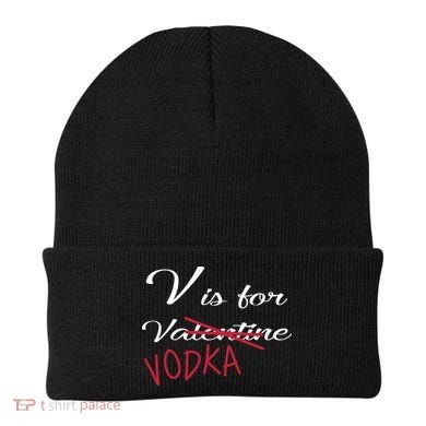 V Is For Valentine Vodka Beanie