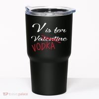 V Is For Valentine Vodka Tumbler thumb 0