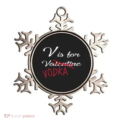 V Is For Valentine Vodka Ornament