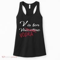 V Is For Valentine Vodka Women's Tank Top thumb 0