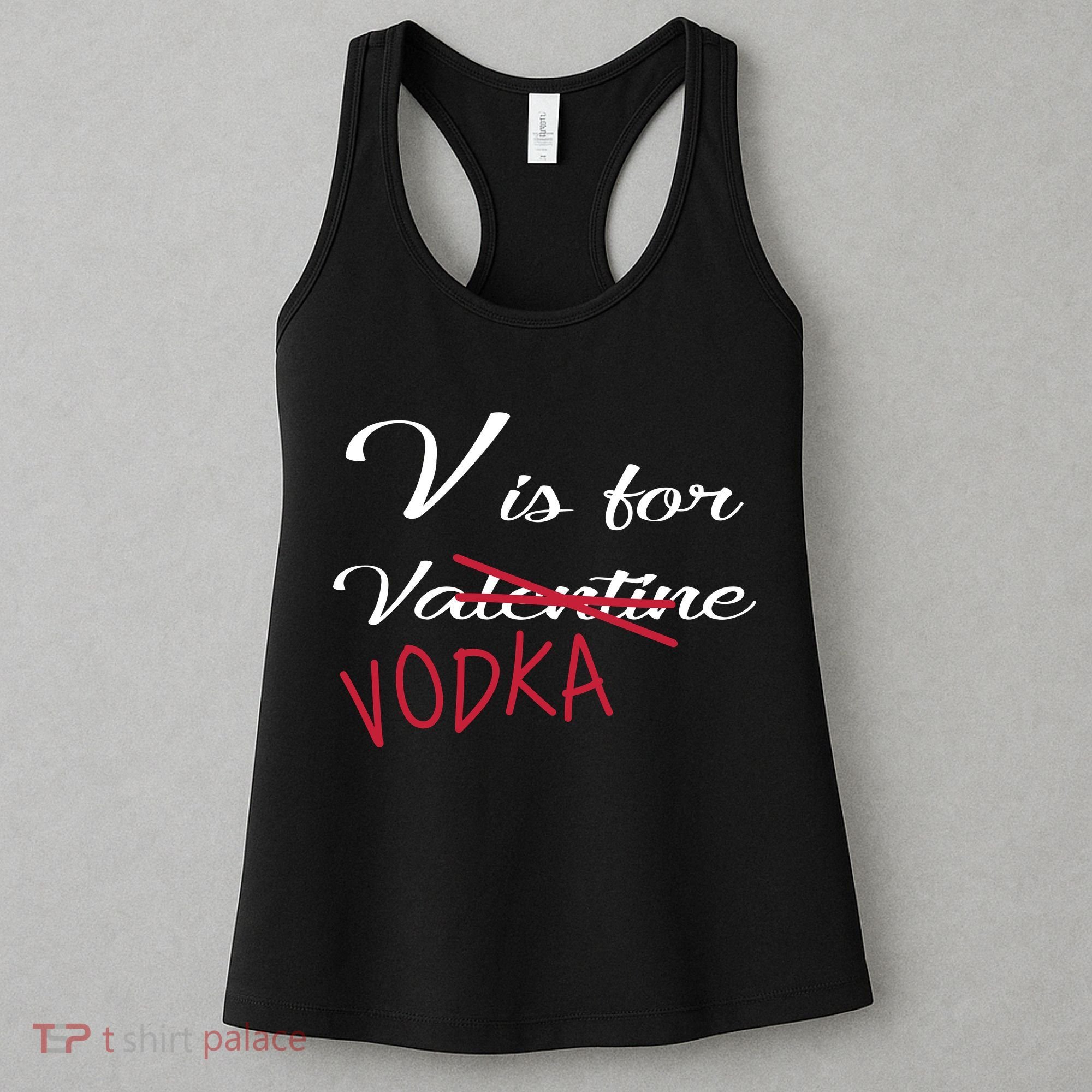 V Is For Valentine Vodka Women's Tank Top