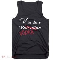 V Is For Valentine Vodka Tank Top thumb 0