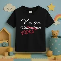 V Is For Valentine Vodka Toddler T-Shirt thumb 3