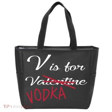 V Is For Valentine Vodka Tote Bag