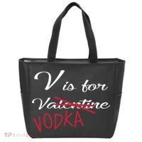 V Is For Valentine Vodka Tote Bag thumb 0