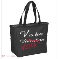 V Is For Valentine Vodka Tote Bag thumb 2