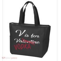 V Is For Valentine Vodka Tote Bag thumb 3