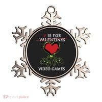 V Is For Video Games Anti Valentines Ornament thumb 0
