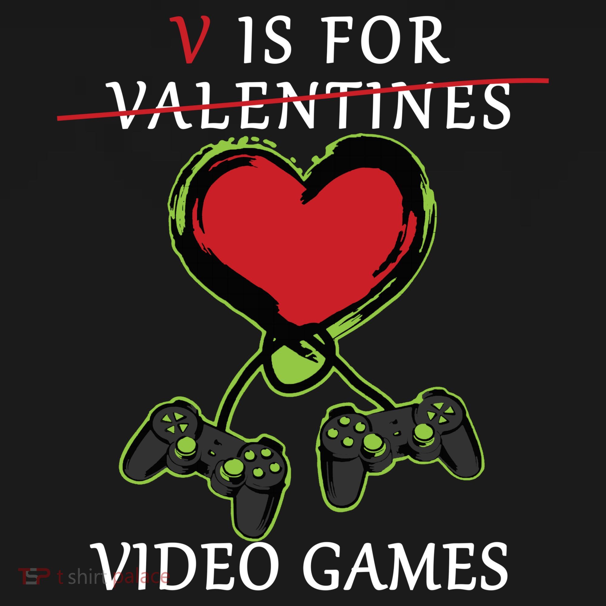 V Is For Video Games Anti Valentines Visor