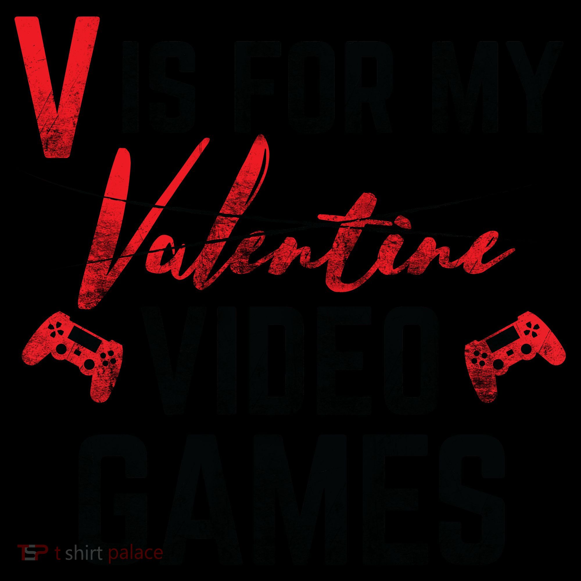 V Is For Video Games Funny Valentines Day Coffee Mug