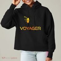 Voyager 1 & 2 Space Probe Solar System Astronomy Spaceflight Ladies Heavyweight Boxy Pullover Hoodie thumb 0