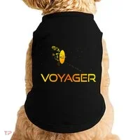 Voyager 1 & 2 Space Probe Solar System Astronomy Spaceflight Doggie Tank thumb 0