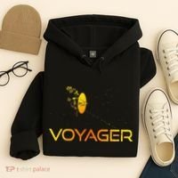 Voyager 1 & 2 Space Probe Solar System Astronomy Spaceflight Hoodie thumb 4