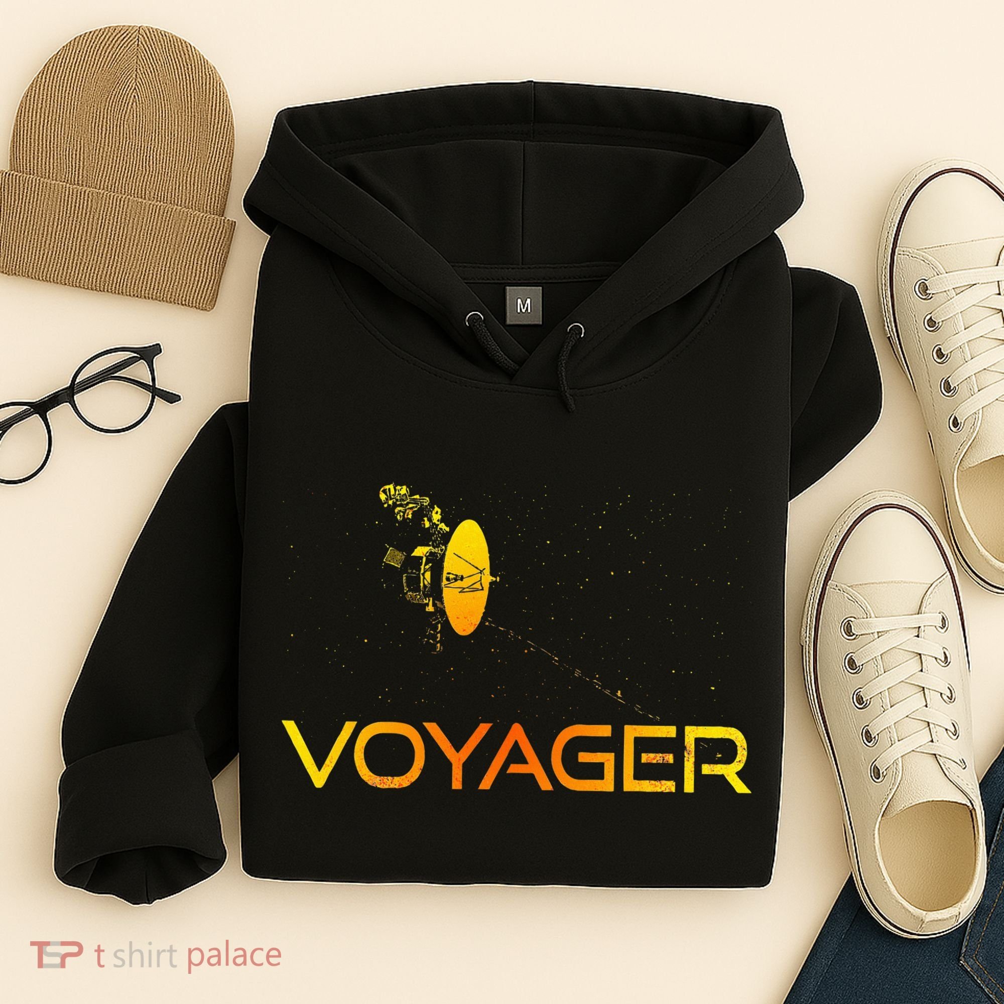 Voyager 1 & 2 Space Probe Solar System Astronomy Spaceflight Hoodie