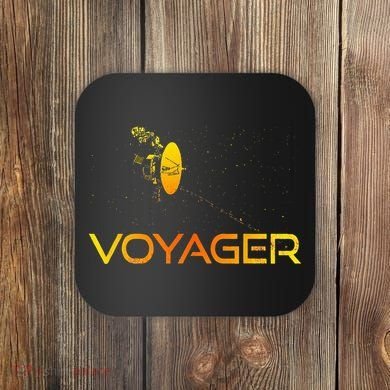 Voyager 1 & 2 Space Probe Solar System Astronomy Spaceflight Coaster