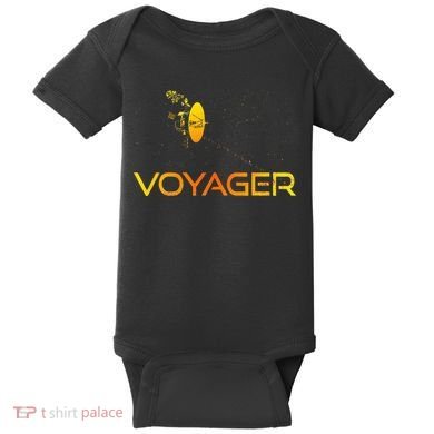 Voyager 1 & 2 Space Probe Solar System Astronomy Spaceflight Baby Bodysuit