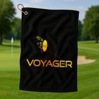 Voyager 1 & 2 Space Probe Solar System Astronomy Spaceflight Golf Towel thumb 1