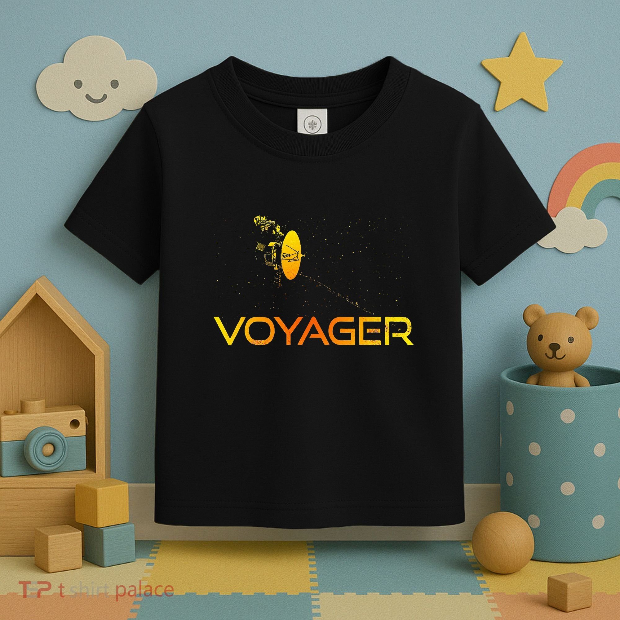 Voyager 1 & 2 Space Probe Solar System Astronomy Spaceflight Toddler T-Shirt