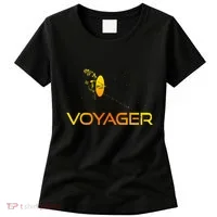 Voyager 1 & 2 Space Probe Solar System Astronomy Spaceflight Women's T-Shirt thumb 0