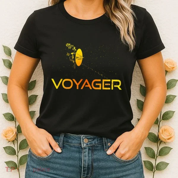 Voyager 1 & 2 Space Probe Solar System Astronomy Spaceflight Women's T-Shirt