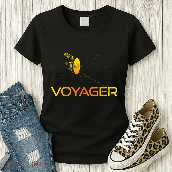 Voyager 1 & 2 Space Probe Solar System Astronomy Spaceflight Women's T-Shirt