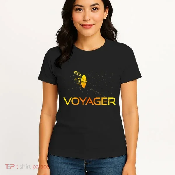 Voyager 1 & 2 Space Probe Solar System Astronomy Spaceflight Women's T-Shirt