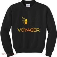 Voyager 1 & 2 Space Probe Solar System Astronomy Spaceflight Kids Sweatshirt thumb 0