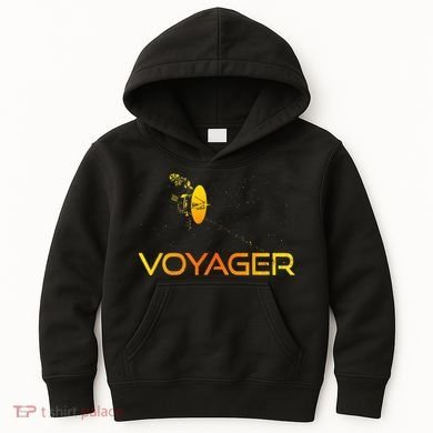 Voyager 1 & 2 Space Probe Solar System Astronomy Spaceflight Kids Hoodie