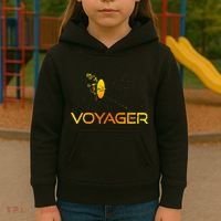 Voyager 1 & 2 Space Probe Solar System Astronomy Spaceflight Kids Hoodie thumb 3
