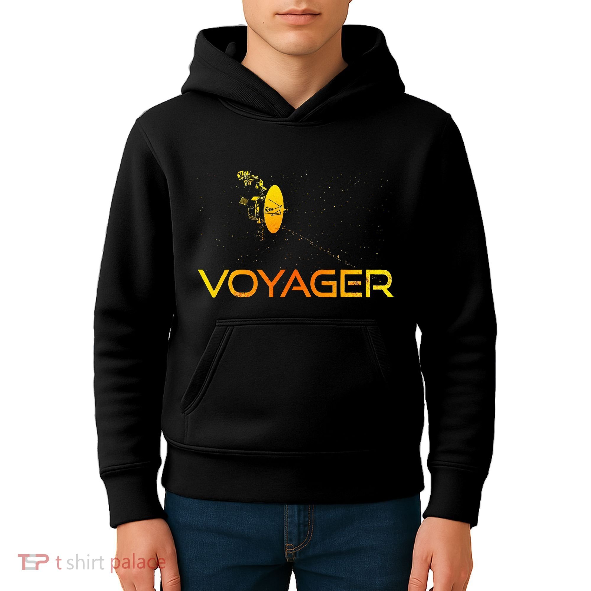 Voyager 1 & 2 Space Probe Solar System Astronomy Spaceflight Kids Hoodie