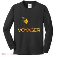 Voyager 1 & 2 Space Probe Solar System Astronomy Spaceflight Kids Long Sleeve Shirt thumb 0