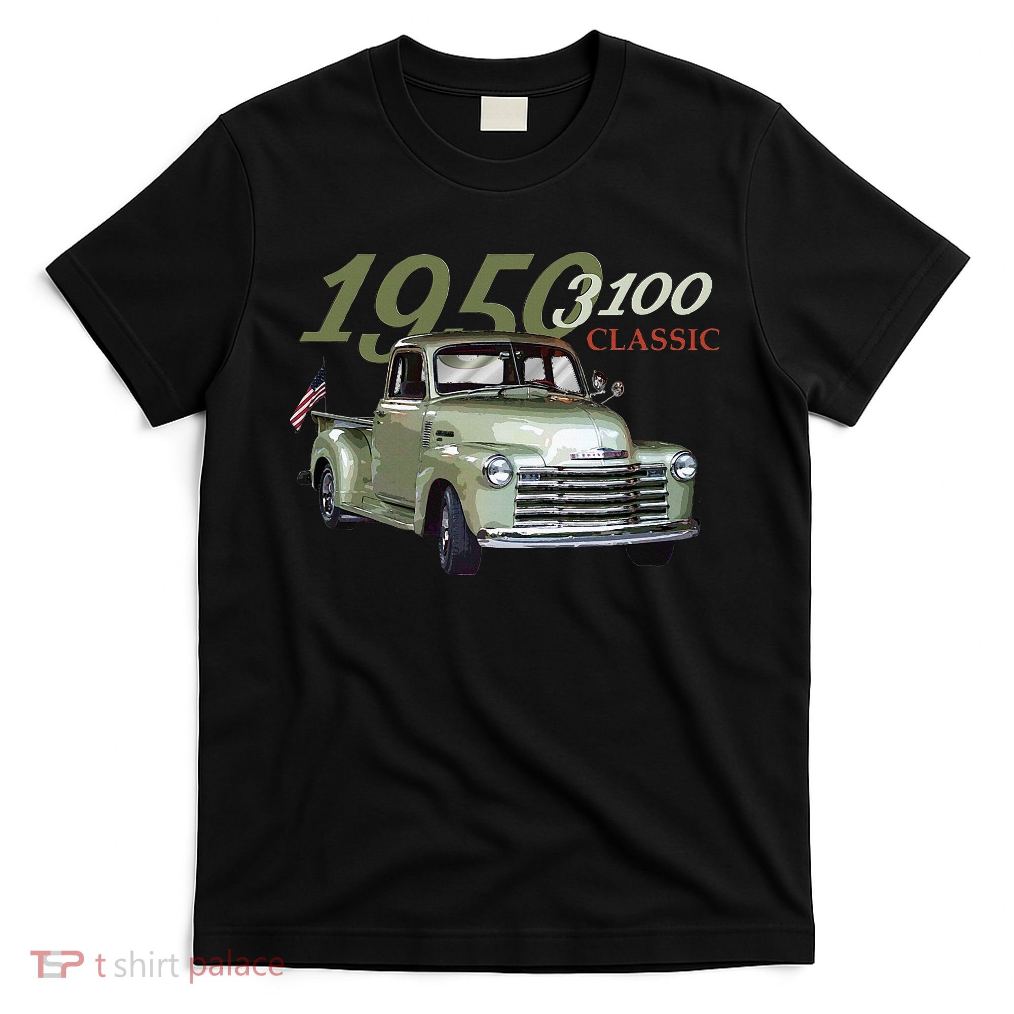 Vintage 1950 3100 Pickup Truck Car Guys Classic Trucks T-Shirt