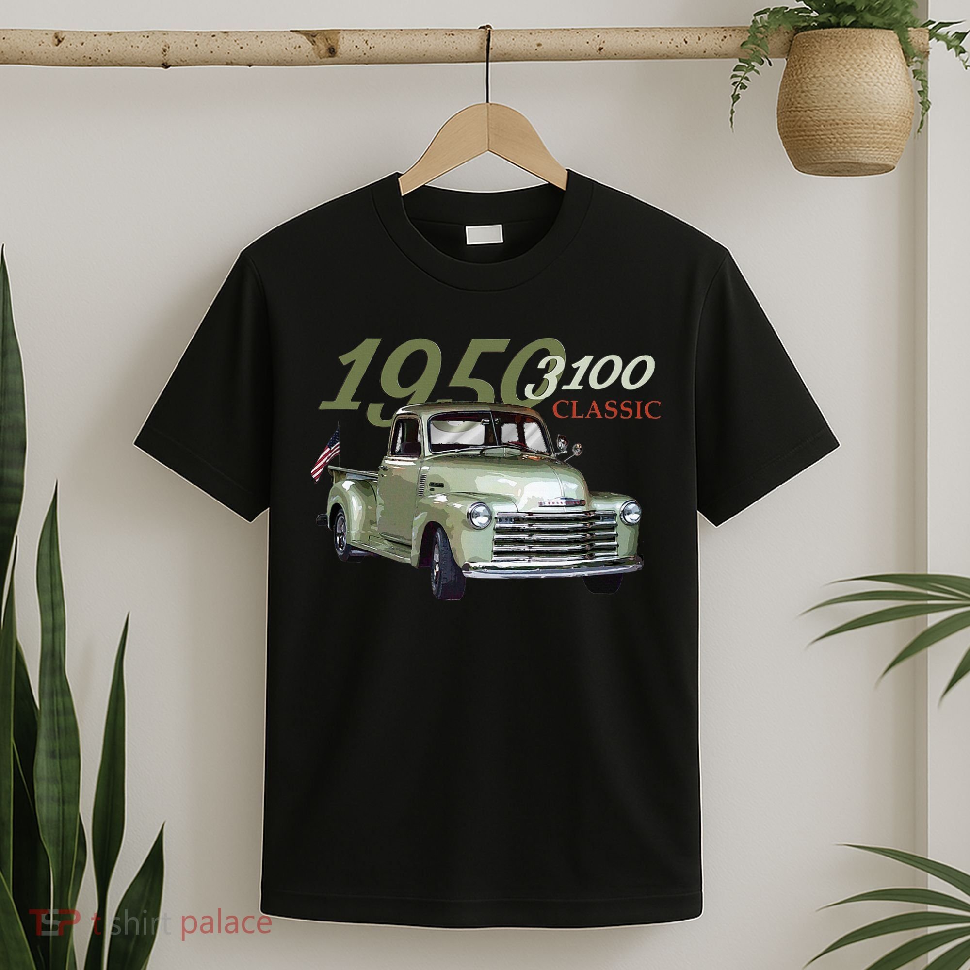 Vintage 1950 3100 Pickup Truck Car Guys Classic Trucks T-Shirt