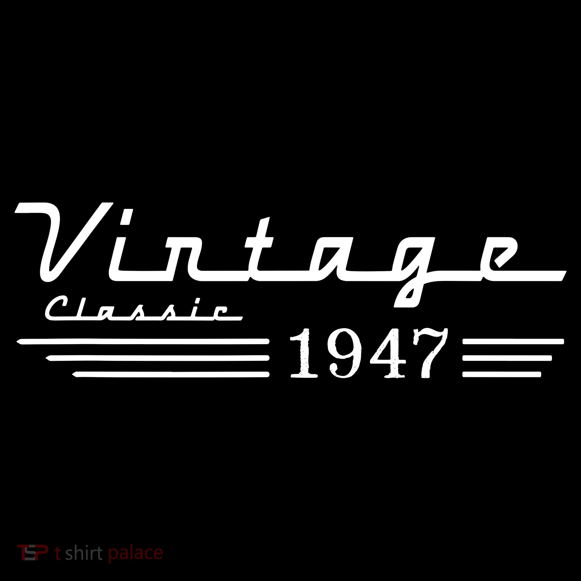 Vintage 1947 75th Birthday T-Shirt