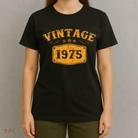Vintage 1975 Birthday Gifts T-Shirt thumb 4