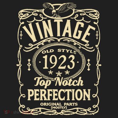 Vintage 100th Birthday top notch 1923 Urban Oversized Heavyweight T-Shirt