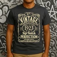 Vintage 100th Birthday top notch 1923 T-Shirt thumb 3
