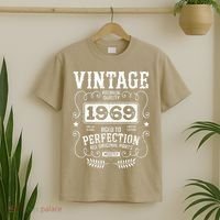 VINTAGE 1969 Birth Year Birthday Funny Quotes Retro Graphic T-Shirt thumb 2