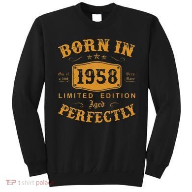 Vintage 1958 Birthday Celebration 65th Year Gift Sweatshirt