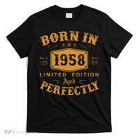 Vintage 1958 Birthday Celebration 65th Year Gift T-Shirt thumb 0