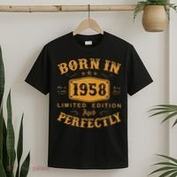 Vintage 1958 Birthday Celebration 65th Year Gift T-Shirt thumb 2