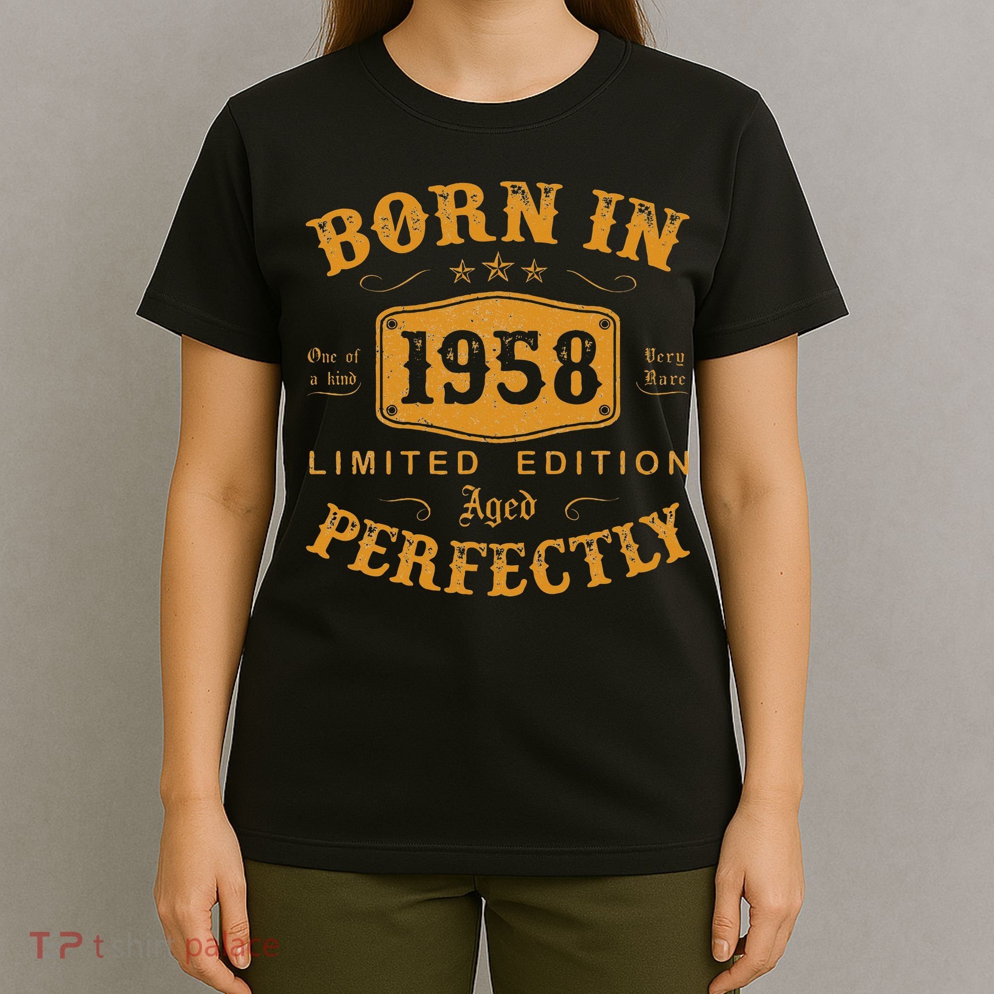 Vintage 1958 Birthday Celebration 65th Year Gift T-Shirt