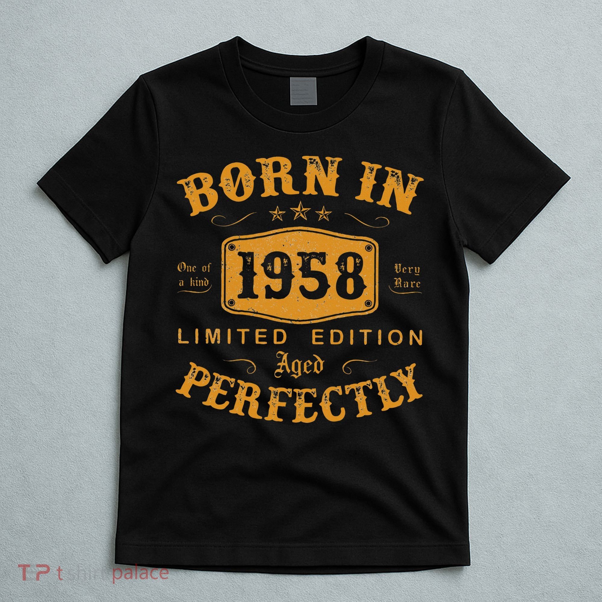 Vintage 1958 Birthday Celebration 65th Year Gift T-Shirt