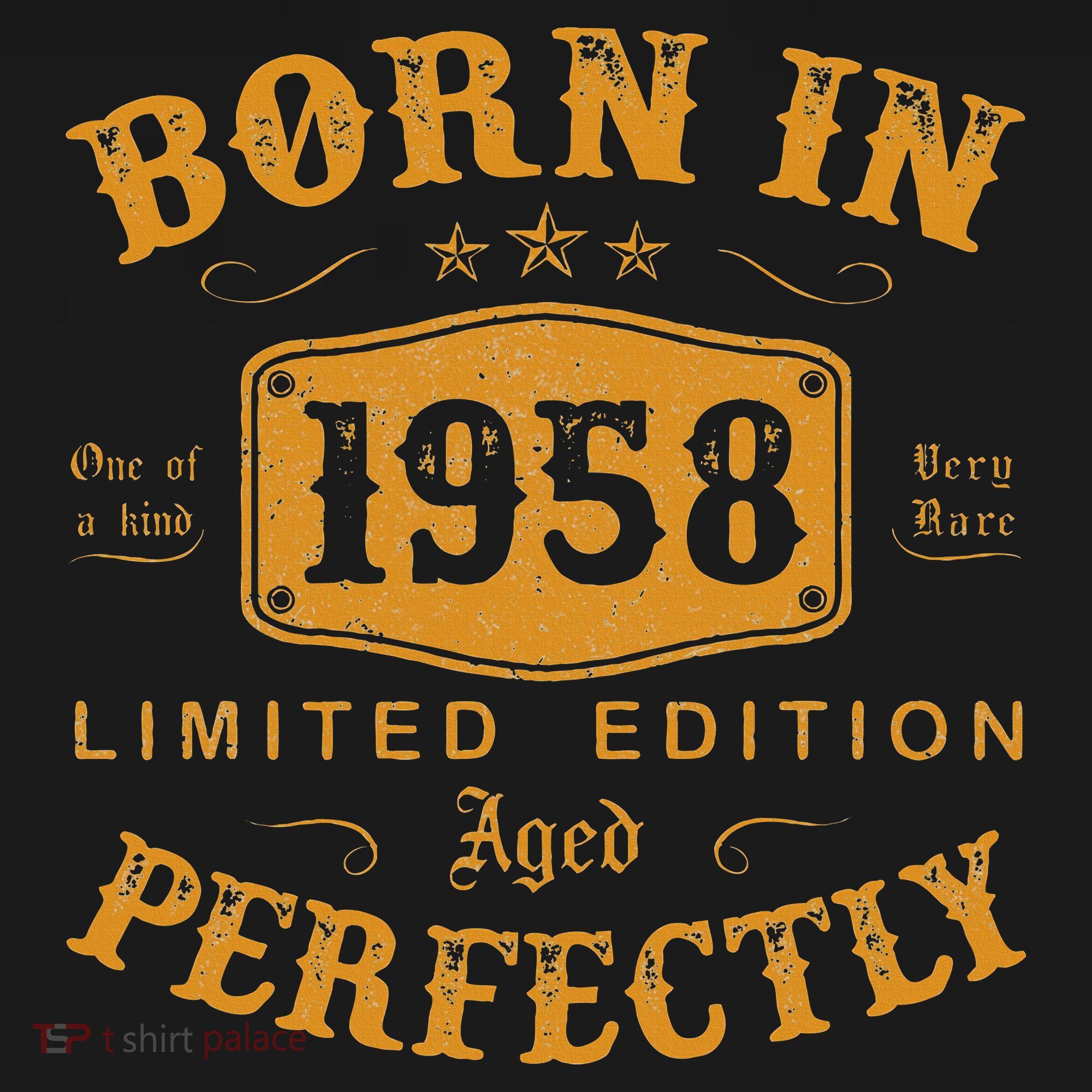 Vintage 1958 Birthday Celebration 65th Year Gift T-Shirt