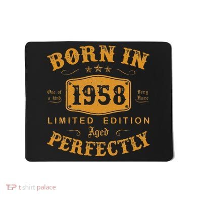 Vintage 1958 Birthday Celebration 65th Year Gift Mousepad