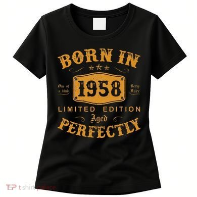Vintage 1958 Birthday Celebration 65th Year Gift Women's T-Shirt