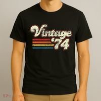 Vintage 1974 Birthday T-Shirt thumb 3